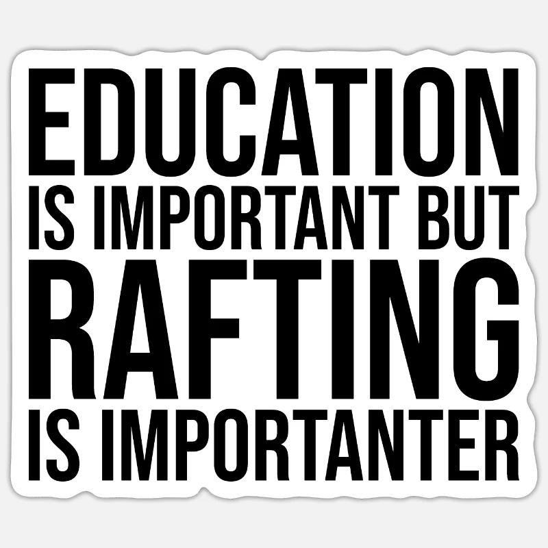 rafting Sticker taille S (10 x 10 cm)