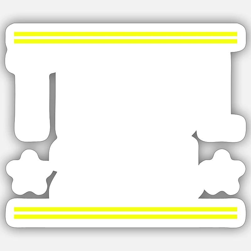 Tyrol 2024 - Sticker taille S (10 x 10 cm) - blanc mat