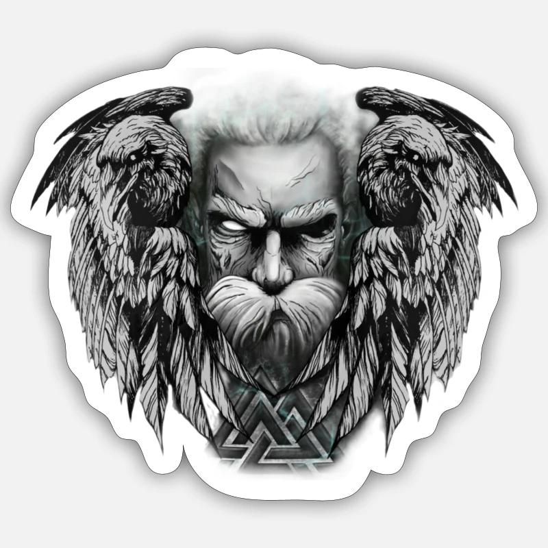 Odin v2 Sticker taille S (10 x 10 cm)