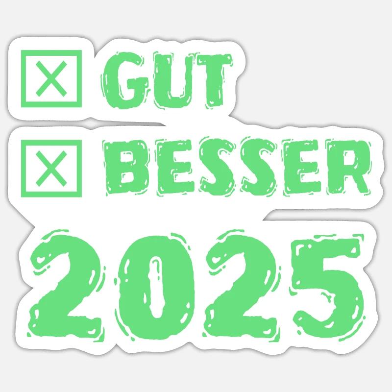 2025 - Sticker taille S (10 x 10 cm) - blanc mat