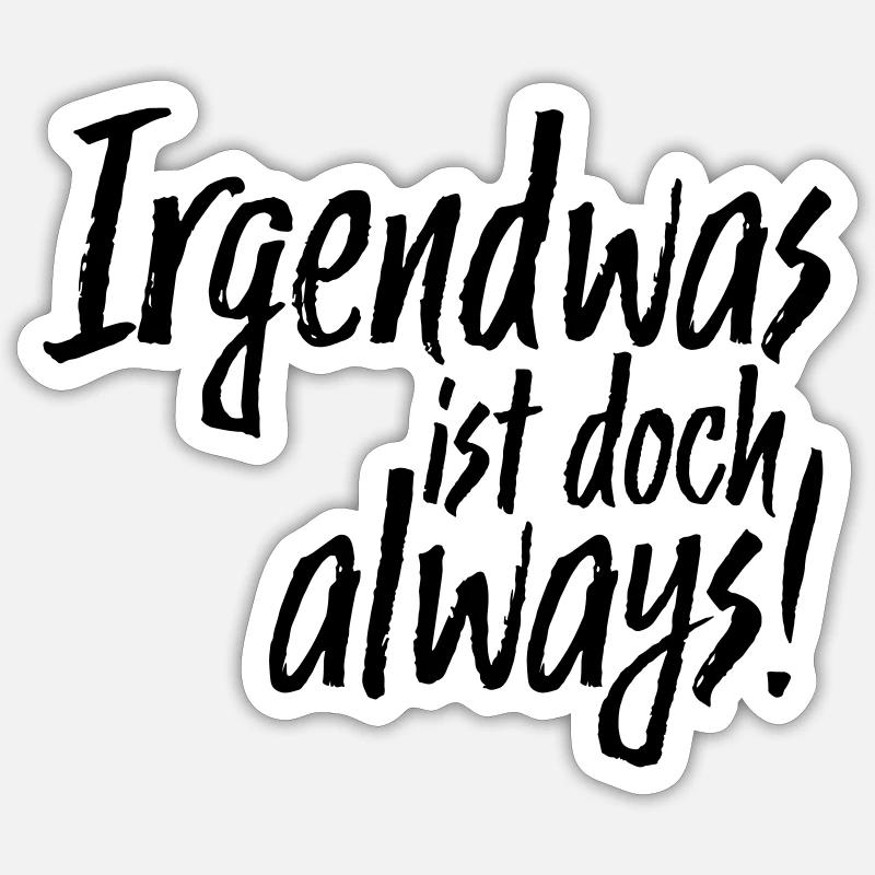 Sticker Größe S (10 x 10 cm) - 