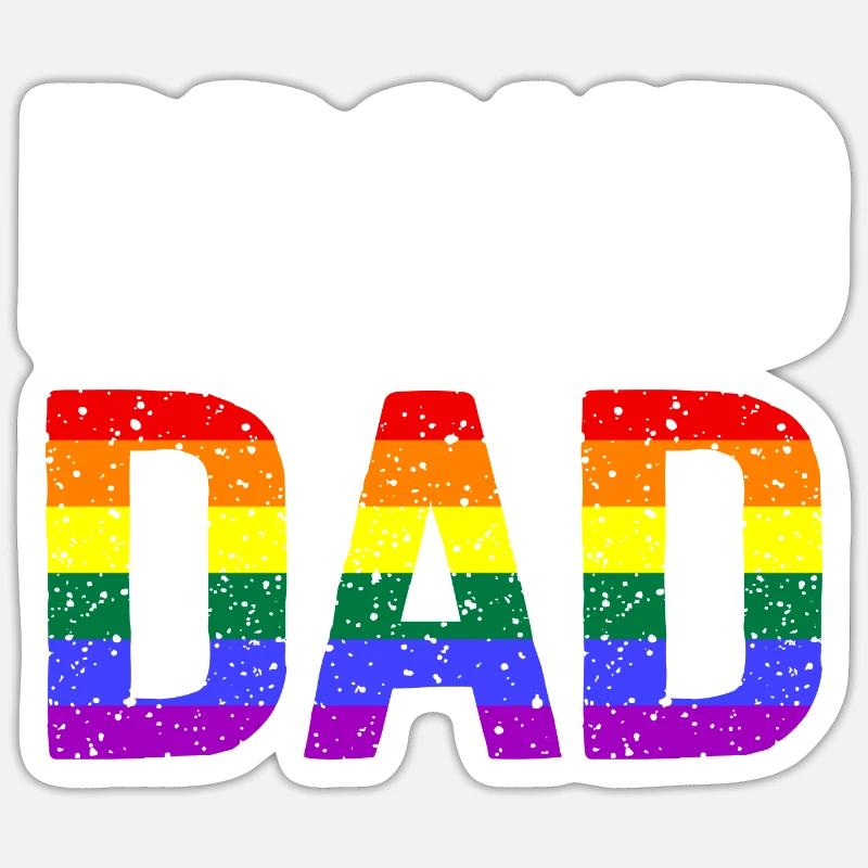 Proud Dad Sticker size S (10 x 10 cm)