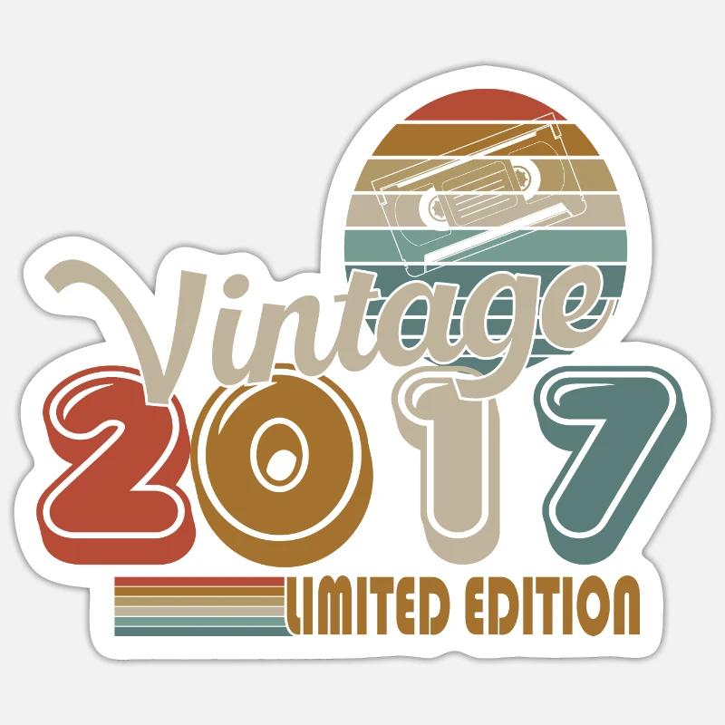 2017 - Sticker Größe S (10 x 10 cm) - Mattweiß