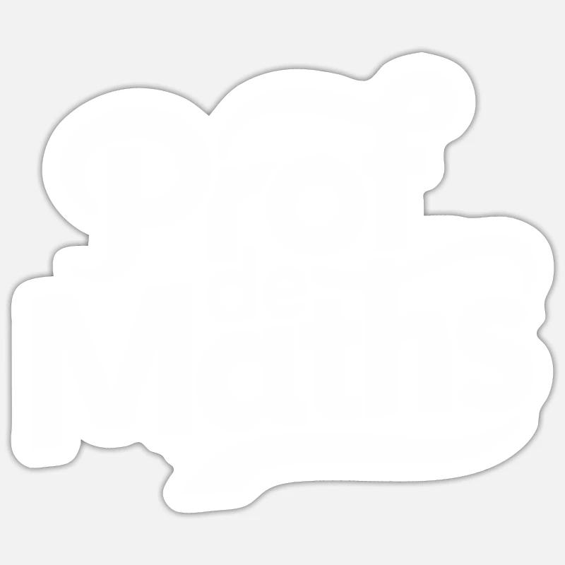 Prof de maths Sticker taille S (10 x 10 cm)