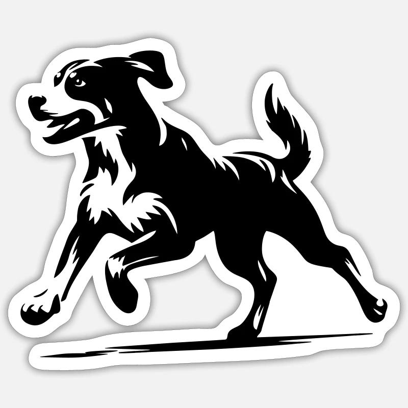Entlebuch Mountain Dog - Sticker size S (10 x 10 cm) - white matte