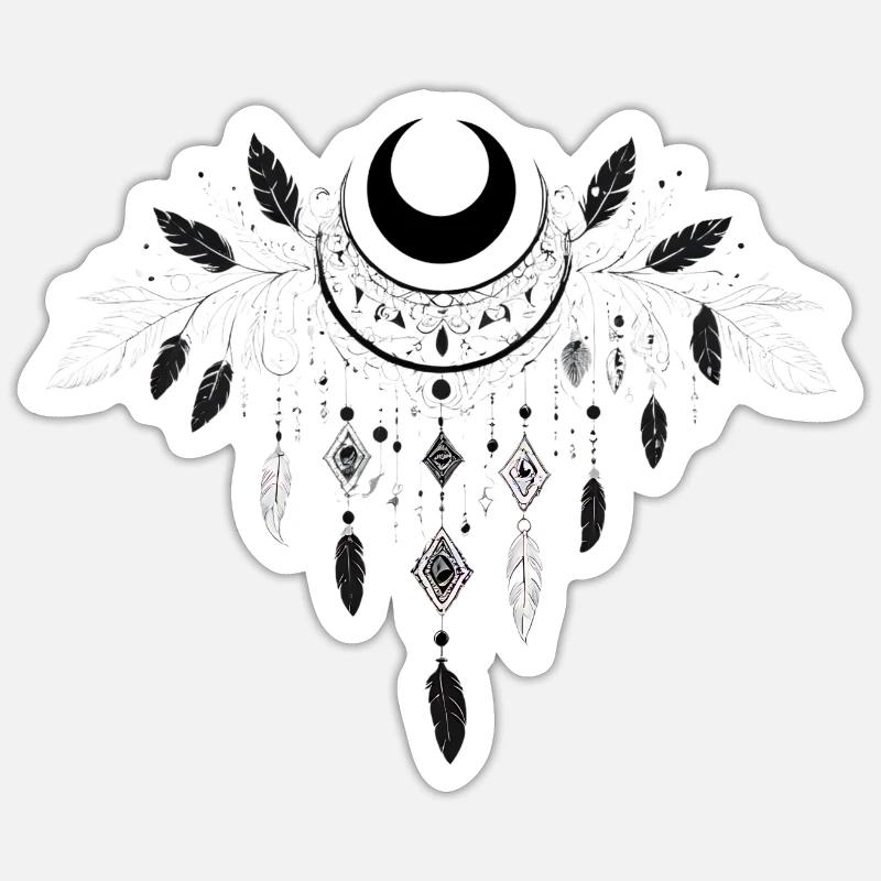 Traumfänger Sticker Größe S (10 x 10 cm)