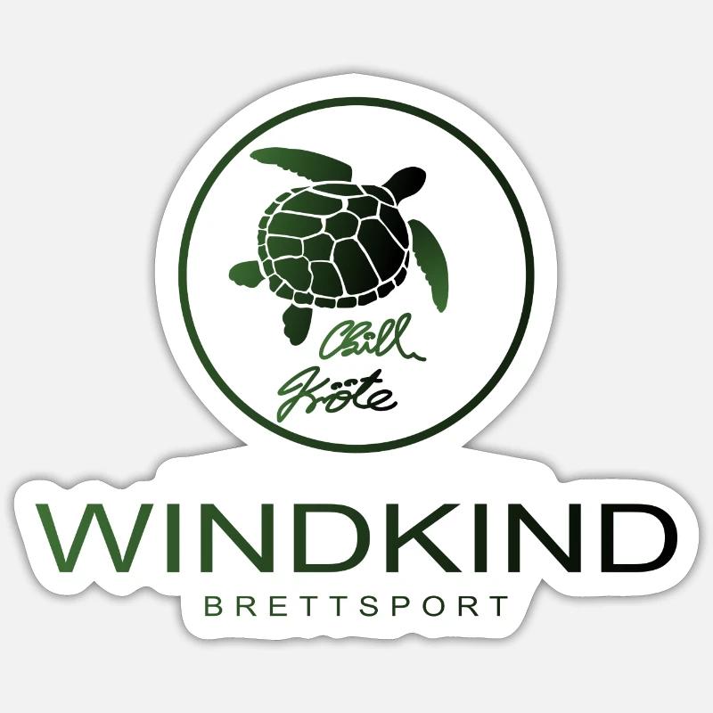 Chill toad green Sticker size S (10 x 10 cm)