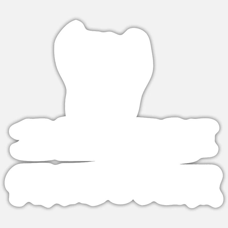 Ich werde eine große Schwester sein - Sticker Größe S (10 x 10 cm) - Mattweiß