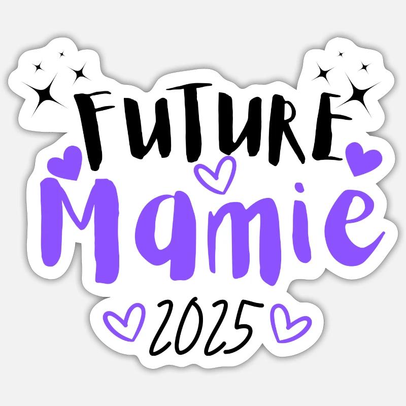 Future Granny 2025 - Sticker size S (10 x 10 cm) - white matte