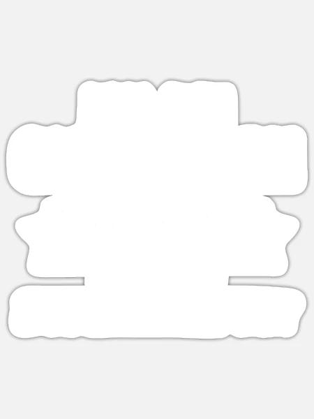 Vorname Chris Christian - Sticker Größe S (10 x 10 cm) - Mattweiß