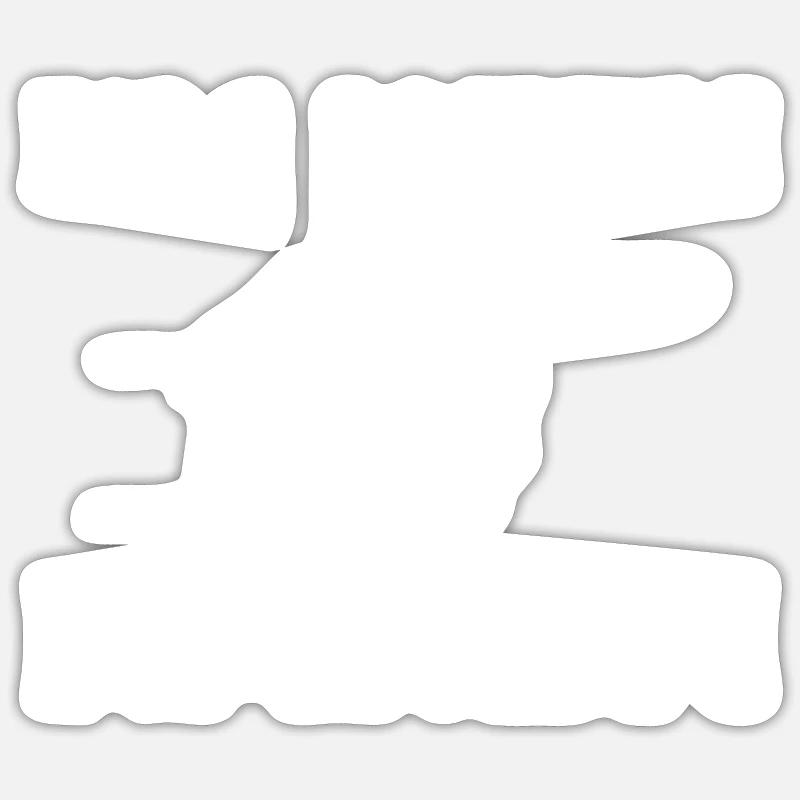 Karen - Sticker taille S (10 x 10 cm) - blanc mat