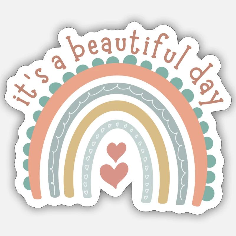 Rainbow Kollektion Sticker Größe S (10 x 10 cm)