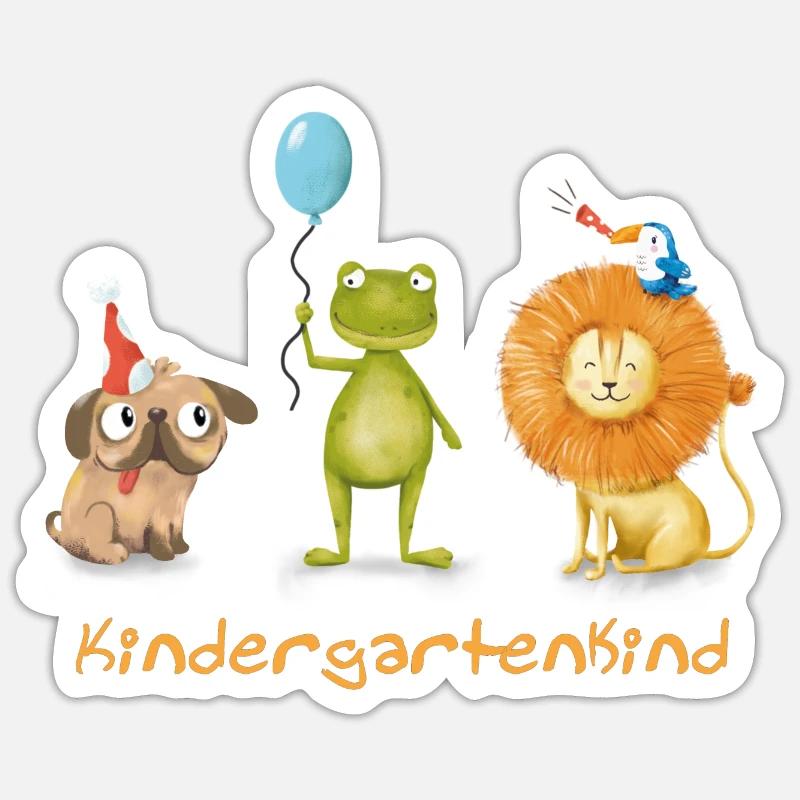Kindergartner Sticker size S (10 x 10 cm)