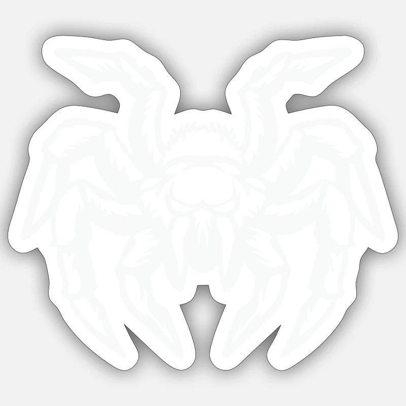 spinne Sticker Größe S (10 x 10 cm)