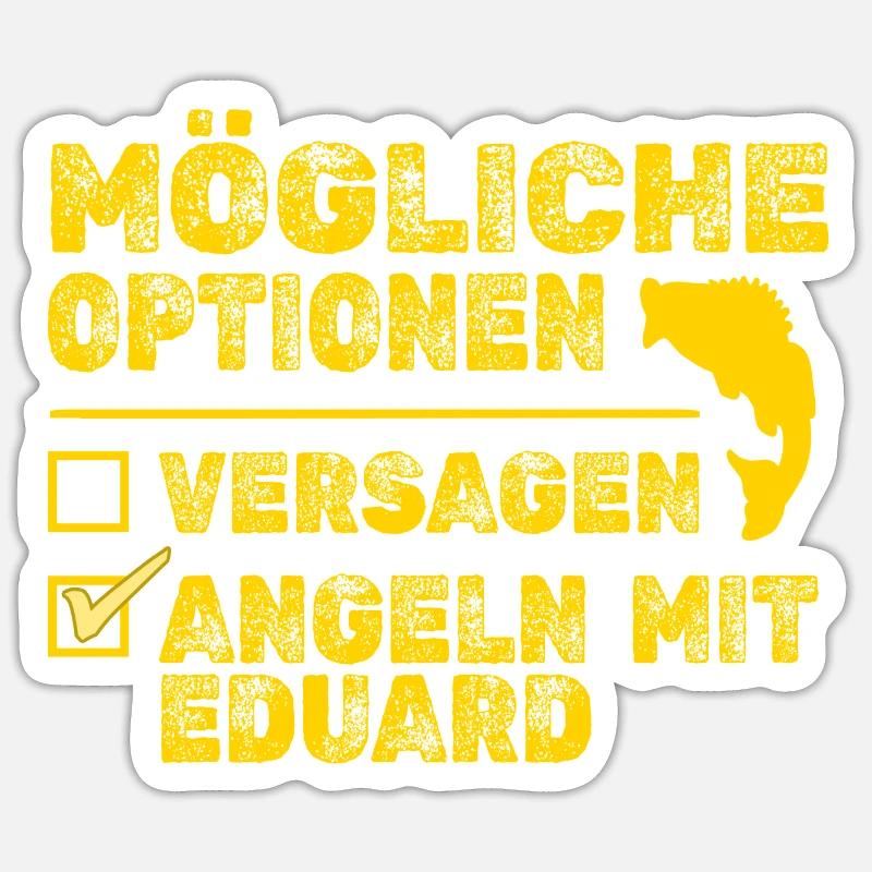 Eduard - Sticker taille S (10 x 10 cm) - blanc mat