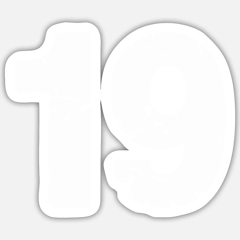 19 Sticker Größe S (10 x 10 cm)