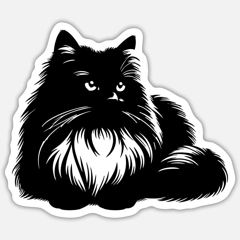 Ragdoll Cat Sticker size S (10 x 10 cm)