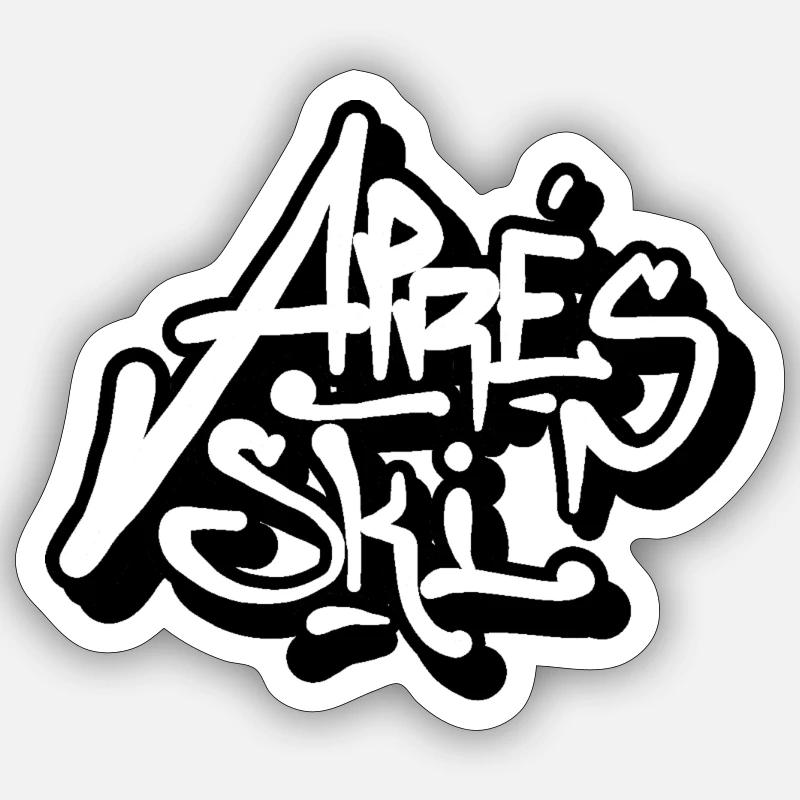 Après-ski Sticker size S (10 x 10 cm)