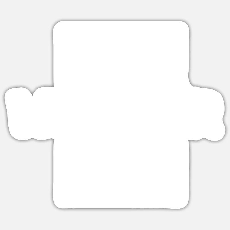 Walter - Sticker size S (10 x 10 cm) - white matte