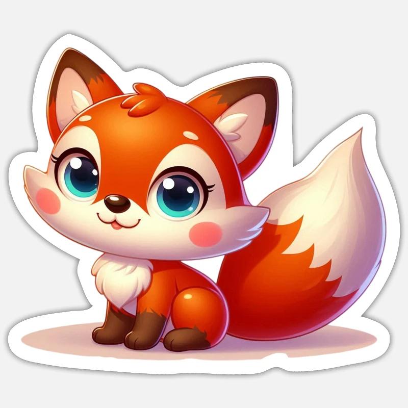 FOX 3 Sticker Größe S (10 x 10 cm)