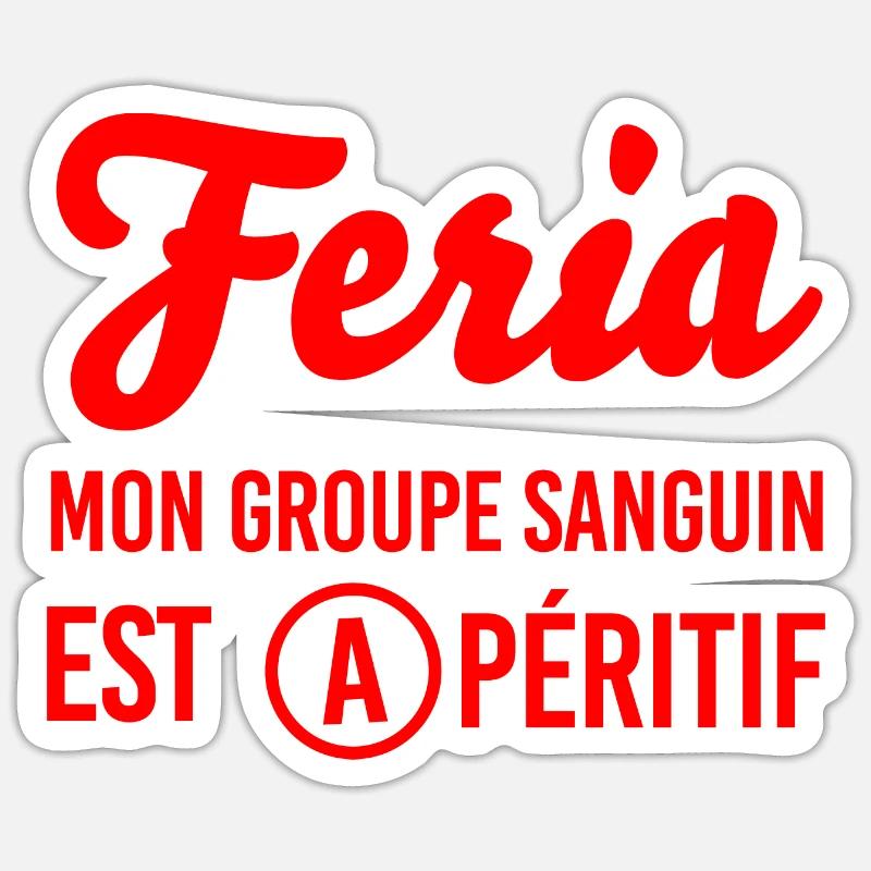 Aperitif-Messe - Sticker Größe S (10 x 10 cm) - Mattweiß