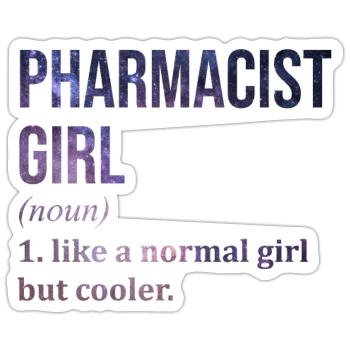 Pharmacy - Sticker size S (10 x 10 cm) - white matte - Front