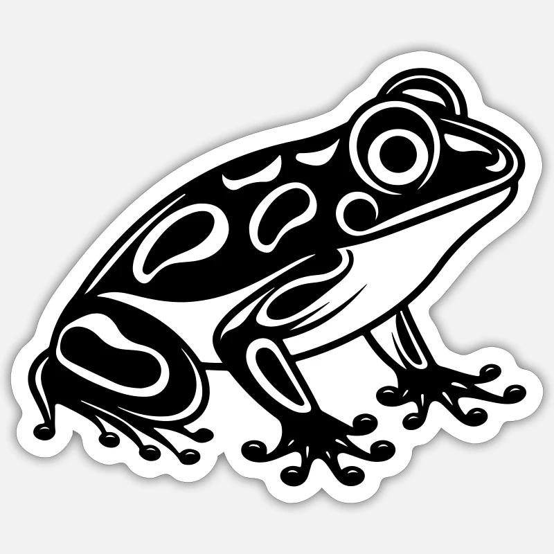 Frog Toad Sticker size S (10 x 10 cm)