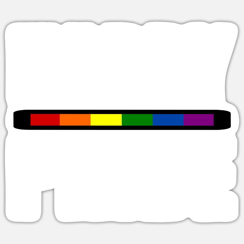 Happy pride Sticker Größe S (10 x 10 cm)