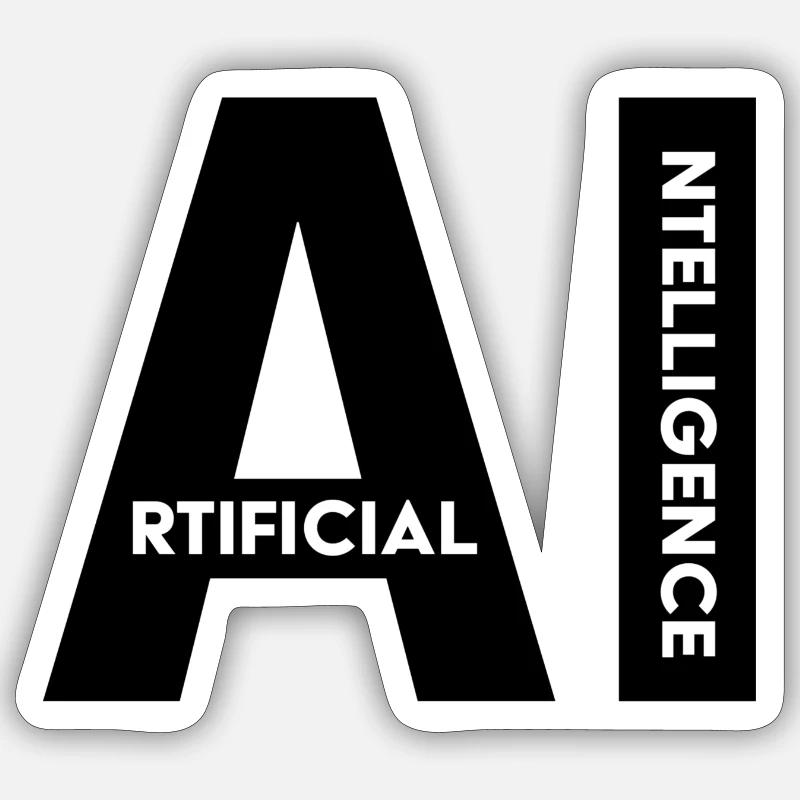 Artificial Intelligence Sticker size S (10 x 10 cm)