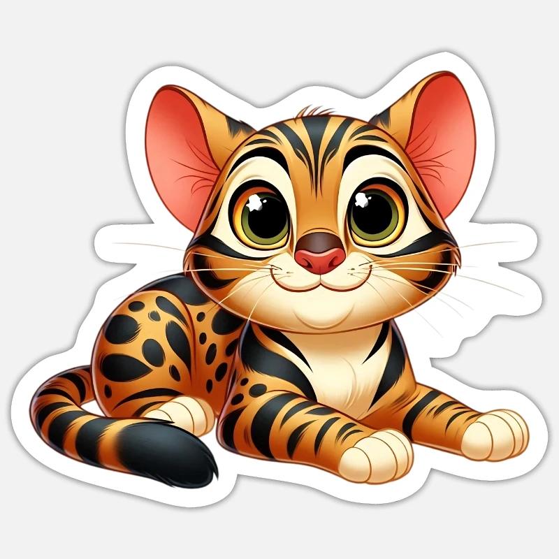 Bengal 3 Sticker size S (10 x 10 cm)