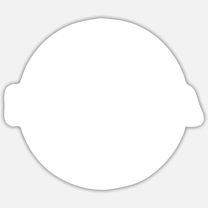Roxana Roxana - Sticker taille S (10 x 10 cm) - blanc mat