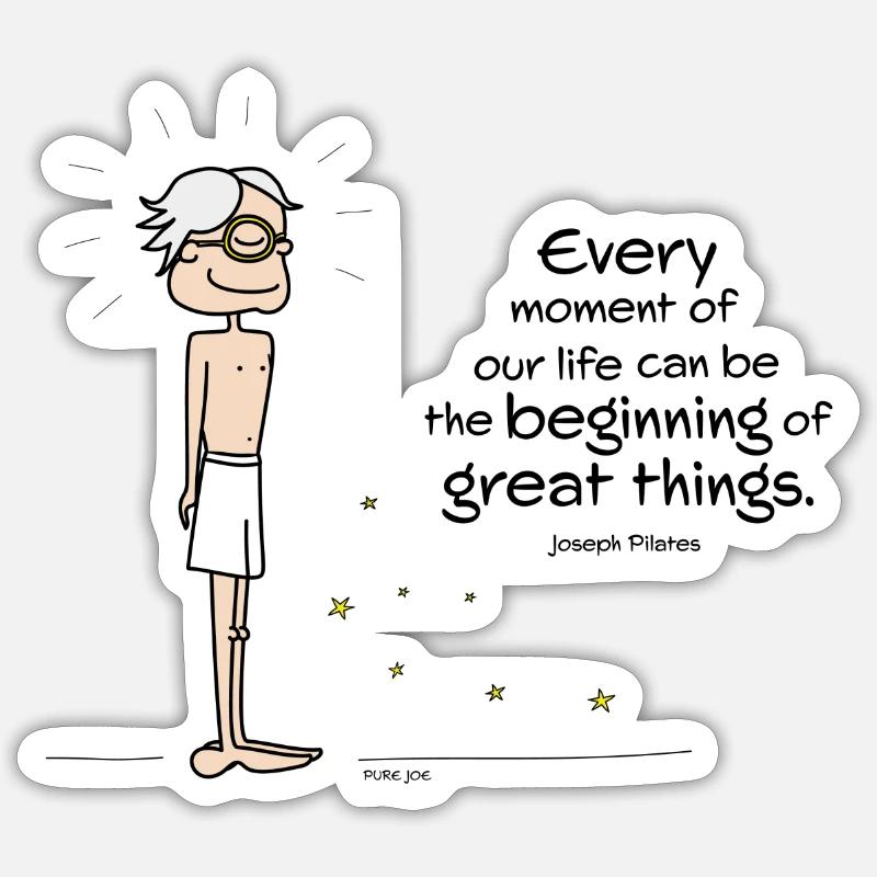 Every Moment - Sticker size S (10 x 10 cm) - white matte