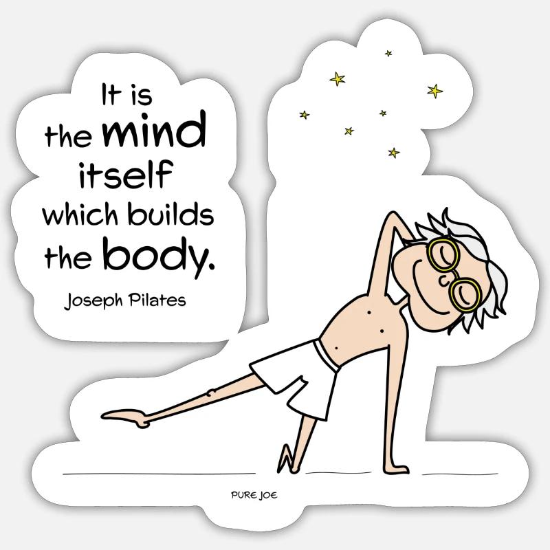 The Mind - Sticker size S (10 x 10 cm) - white matte