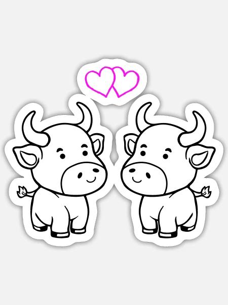 - Sticker taille S (10 x 10 cm) - blanc mat