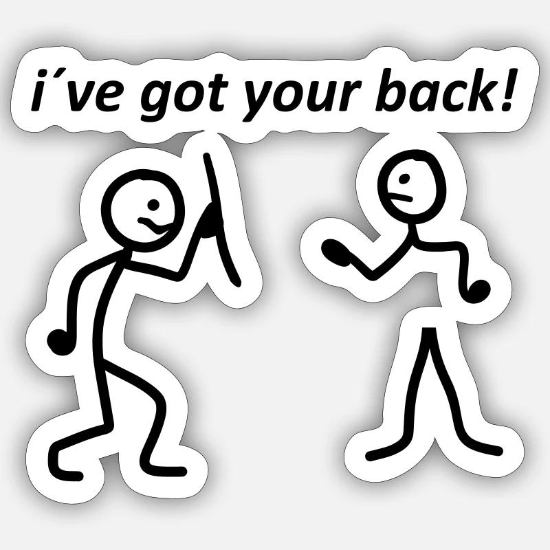 ivegotback Sticker Größe S (10 x 10 cm)