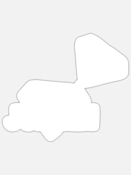 Kostbar Jürgen - Sticker Größe S (10 x 10 cm) - Mattweiß