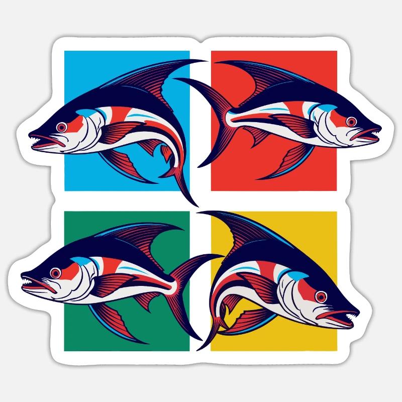 Pisces Sticker size S (10 x 10 cm)