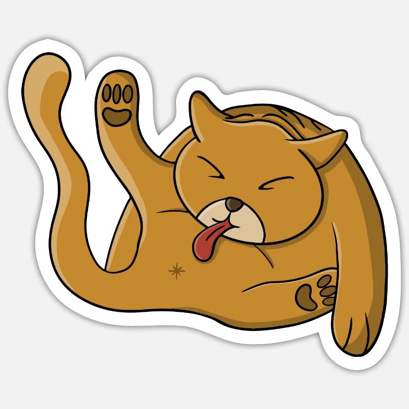 Bath Time - Sticker size S (10 x 10 cm) - white matte