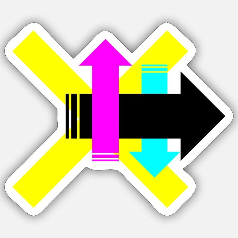 PFEILE Sticker Größe S (10 x 10 cm)