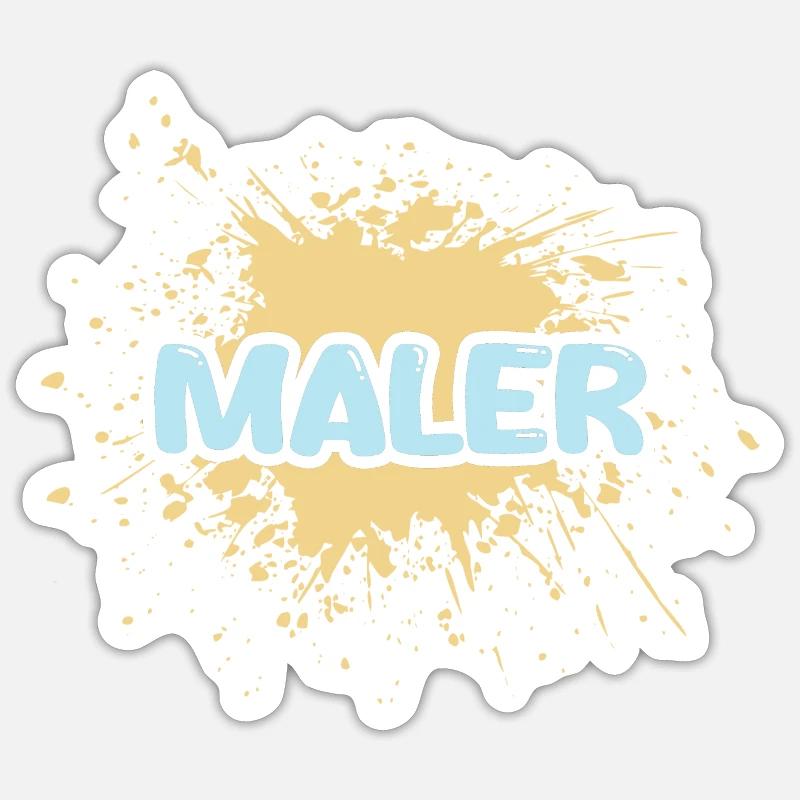 Painter Sticker size S (10 x 10 cm)