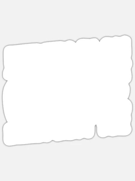 Langschläfer Shlafen Faul - Sticker Größe S (10 x 10 cm) - Mattweiß