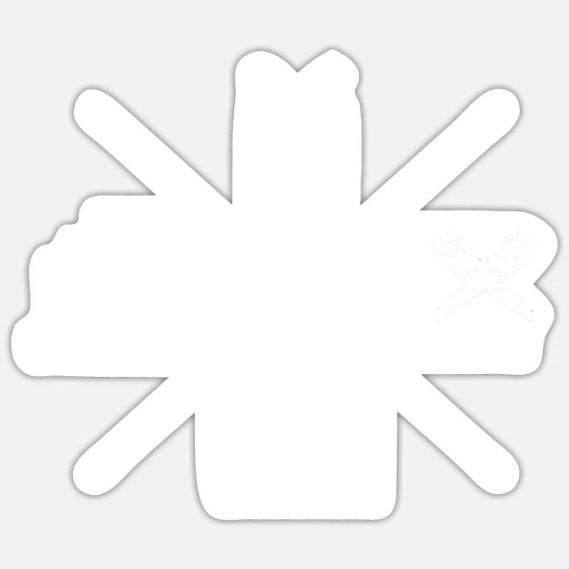 Charpentier Charpentier - Sticker taille S (10 x 10 cm) - blanc mat