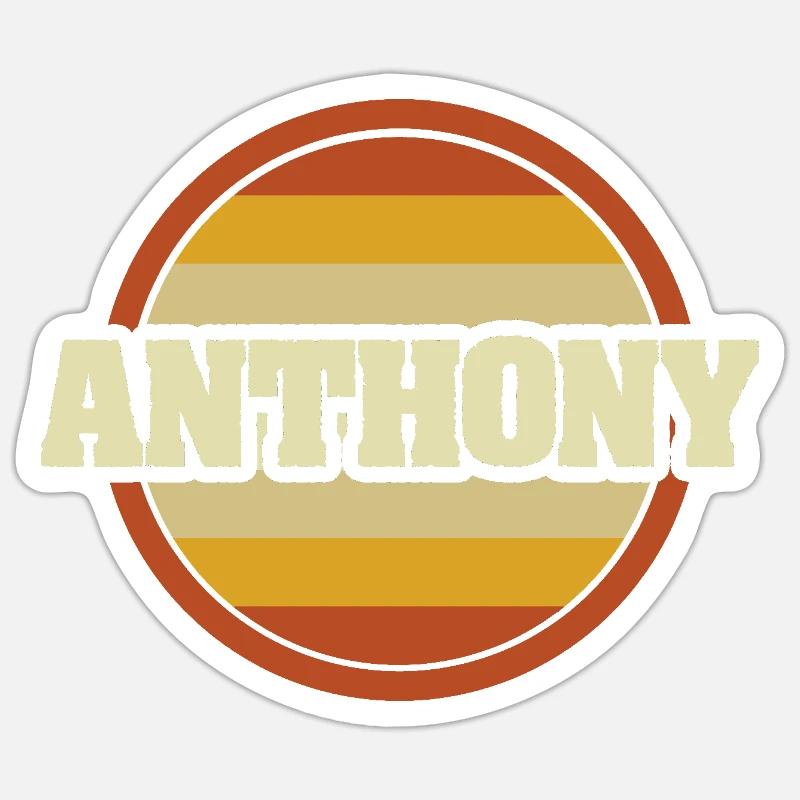 Anthony Sticker size S (10 x 10 cm)