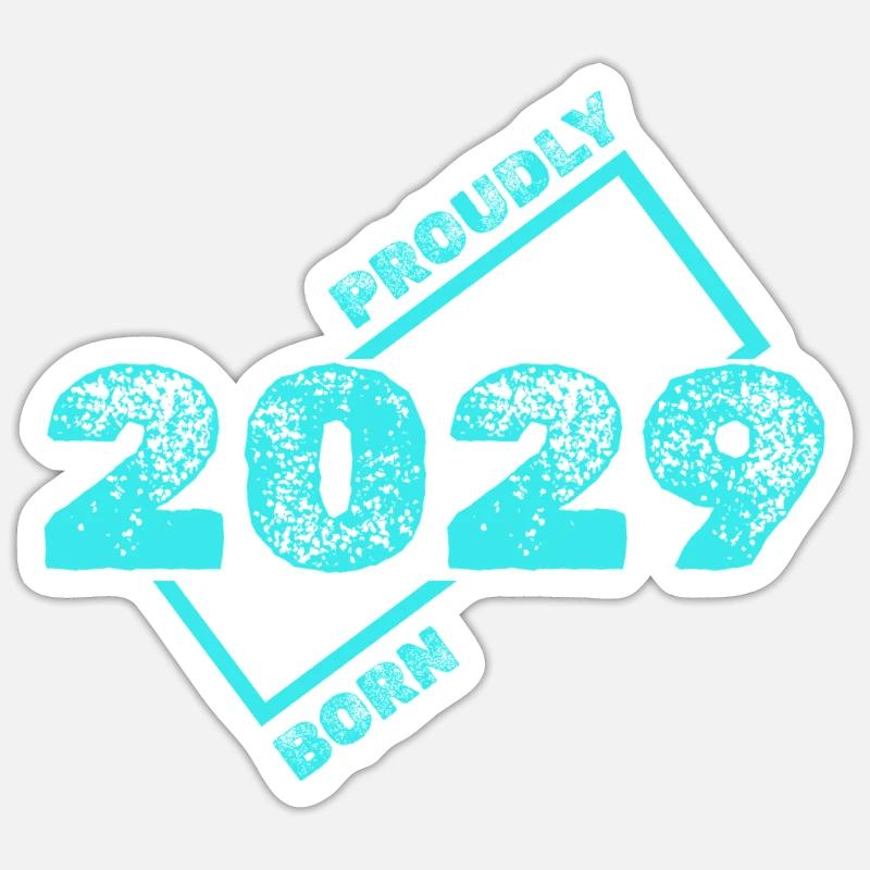 2029 - Sticker size S (10 x 10 cm) - white matte