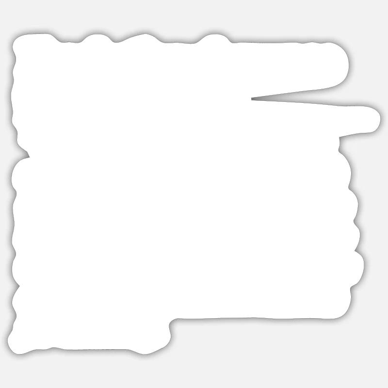 Evolutionary Brake Funny German Idiom Sticker size S (10 x 10 cm)