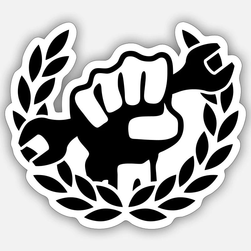 Master Mechanic - Sticker size S (10 x 10 cm) - white matte