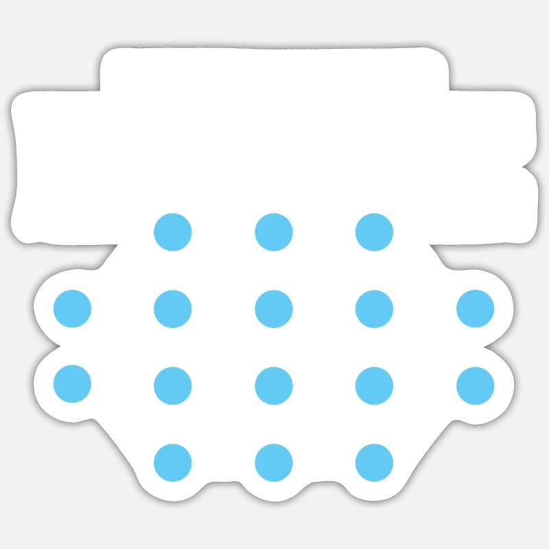 I Predict the Future – Neural Network Humor Sticker size S (10 x 10 cm)