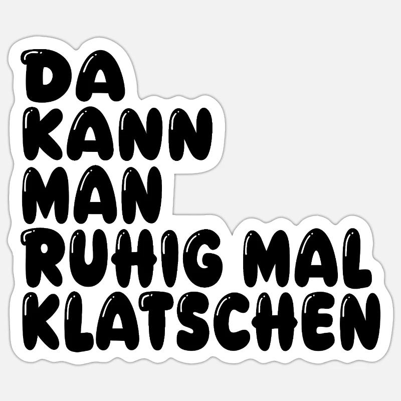 Klatschen Sticker Größe S (10 x 10 cm)