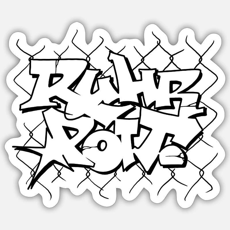 Sticker Größe S (10 x 10 cm) - 