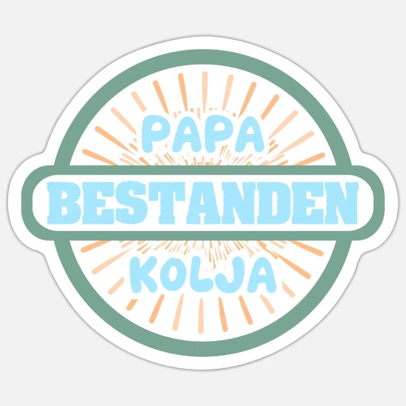 Cadeau pour Kolja - Sticker taille S (10 x 10 cm) - blanc mat